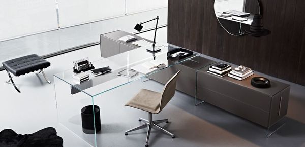 طاولة مكتبية فخمة Air بواسطة Gallotti & Radice