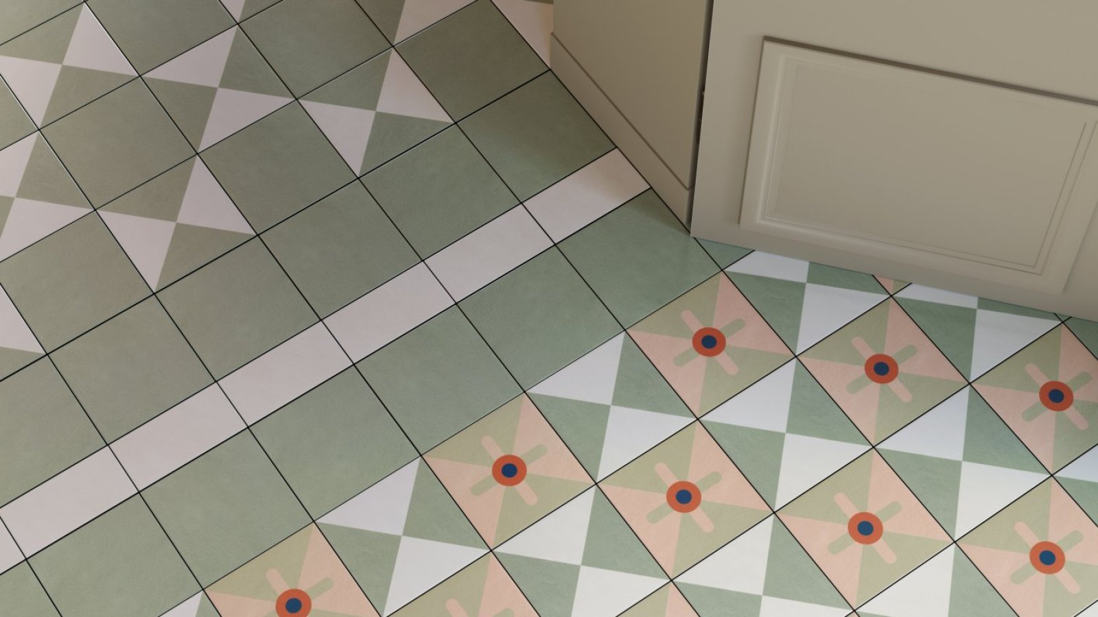 أرضية وجدار بنقشات متنوعة من Mattonelle Margherita لدى Mutina