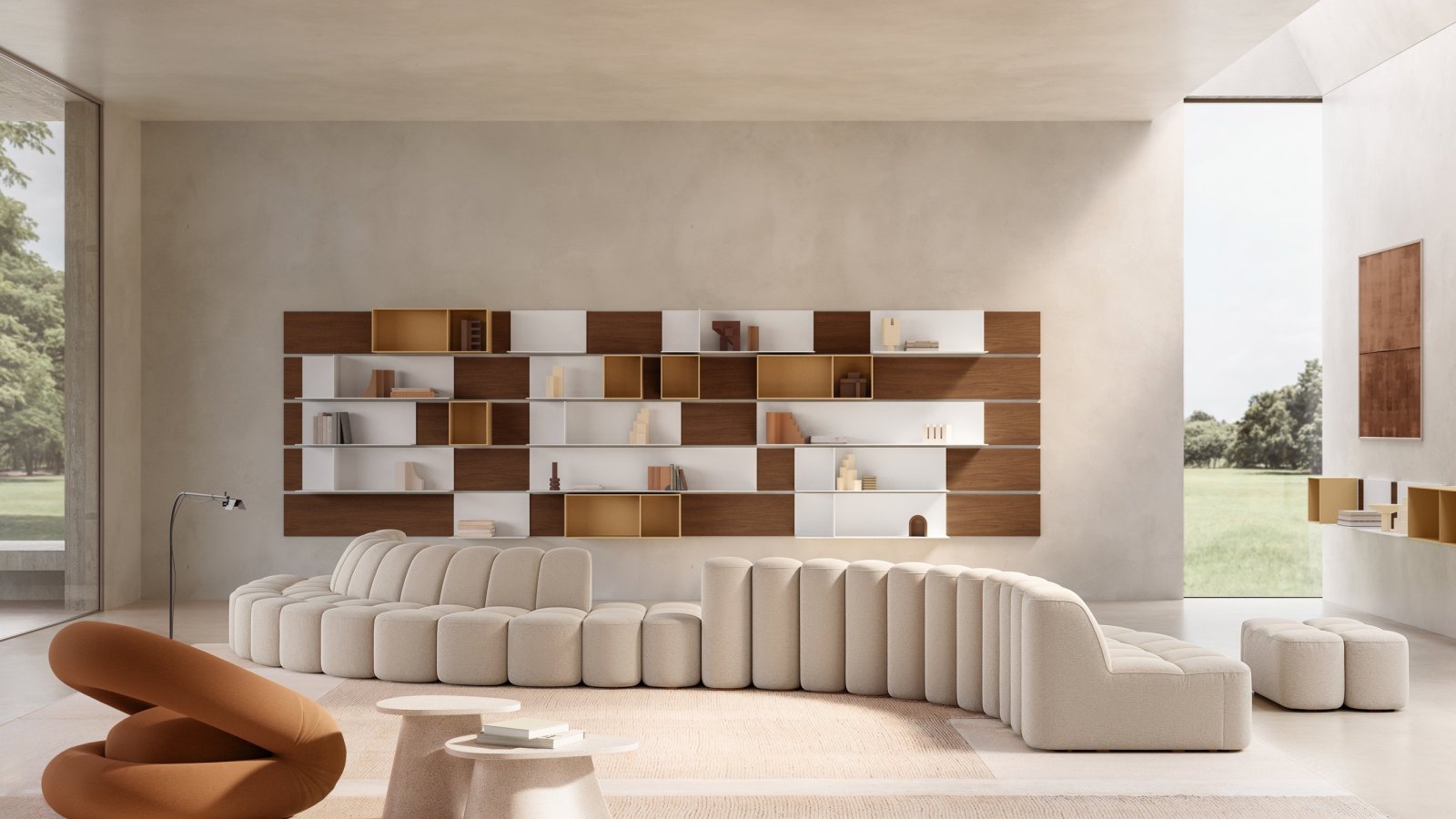 أريكة انتظار Array من mdf italia في منطقة استقبال