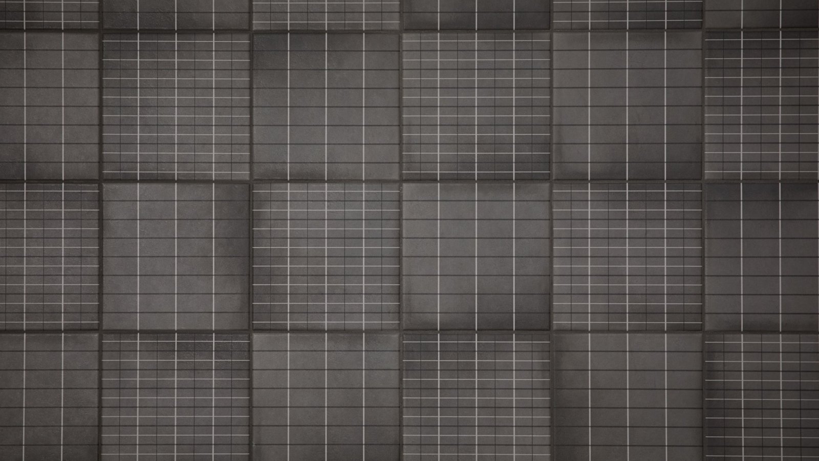 جدار حمام ببلاط Aurore Charcoal Grid L من Mutina