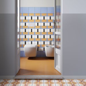 نقشة Scheme من مجموعة Mattonelle Margherita، بورسلان Mutina