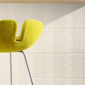 جدار منحوت من بلاط Bas-Relief البورسليني من Mutina
