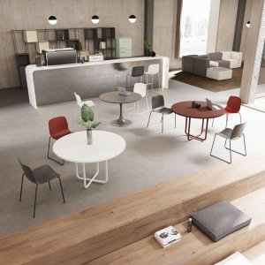 طاولة اجتماعات بيضاوية Itube من Alea Office