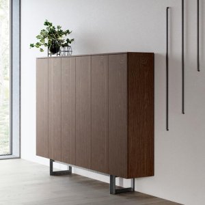 سطح Fenix أبيض على مكتب Ellan بهيكل أبيض