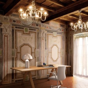 الخط المعماري لطاولة Cross
