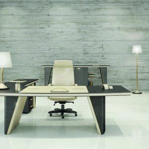 أزرار اللمس السعوية لنظام Soundoffice مدمجة في سطح مكتب iSixty