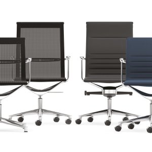 تفصيل الشبك المرن ثنائي اللون في Una Chair