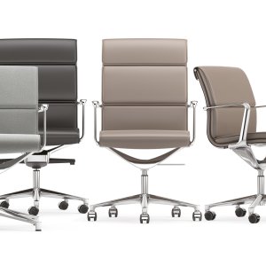 كراسي تنفيذية Una Chair من ICF حول طاولة اجتماعات