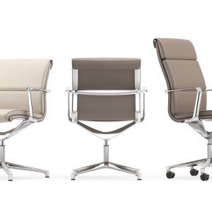 هيكل الألمنيوم المصبوب في كرسي Una Chair