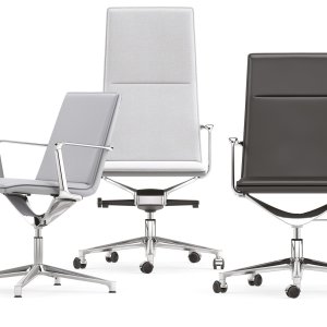 كراسي تنفيذية Valea Chair من ICF حول طاولة اجتماعات