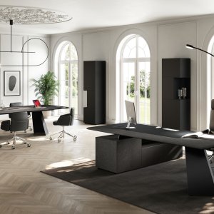 فتحة مفتوحة بتشطيب 3d-foil Olmo Grey في تخزين Monolith