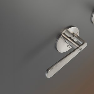 Lutezia من Cea Design، خلاط بمقبضين من الفولاذ الساتاني