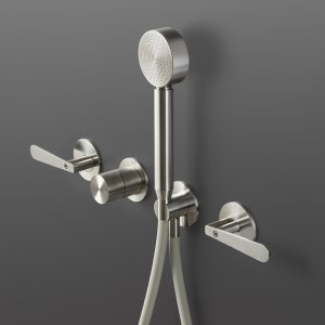 مجموعة الثلاث فتحات Lutezia بفوهة دوّارة من الفولاذ الساتاني، Cea Design