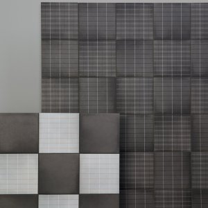 أرضية حمام من Aurore Light Grey بفواصل 2 مم