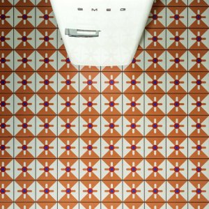 بلاطة نصفية Parallel Orange بقياس 10.1×20.5 سم من Mattonelle Margherita