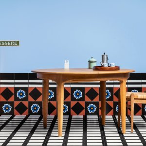 بلاطة نصفية Parallel Black بقياس 10.1×20.5 سم من Mattonelle Margherita
