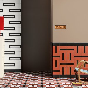بلاطة نصفية Frame Terracotta بقياس 10.1×20.5 سم من Mattonelle Margherita