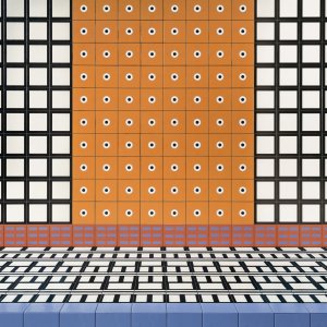 نقشة Spring Pink من مجموعة Mattonelle Margherita، بورسلان Mutina
