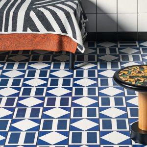 بلاطة 20.5×20.5 سم بنقشة Black Terracotta من سلسلة Mattonelle Margherita