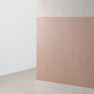 نمط Grainy White من Tape Mutina على القاعدة البيضاء