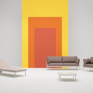 كنبة Buddy Sofa 219/2 من Pedrali بلا مساند ذراعين