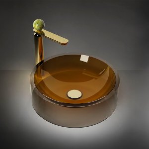 خلاطات تصميم Perle من Gessi في حمام فاخر