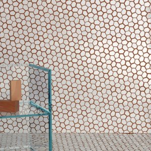 حمام مكسو بفسيفساء Botanica White