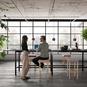 وحدة Personal Storage على عجلات تحت مكتب Pigreco