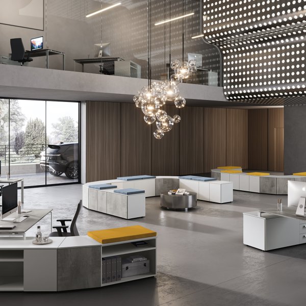 جناح إداري متكامل بأثاث Colombini Office
